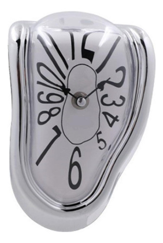 Reloj De Fusión Reloj Derretido Reloj De Pared Plata Árabe