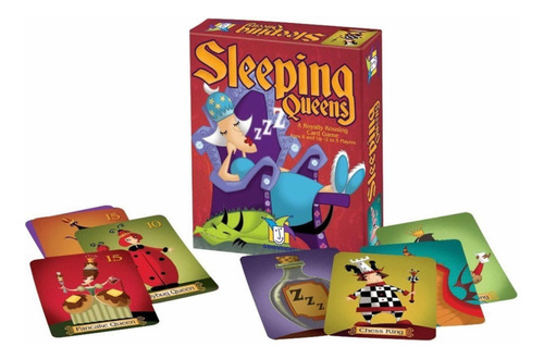 Juego Sleeping Queens, Juego De Cartas Sleeping Queens, Game