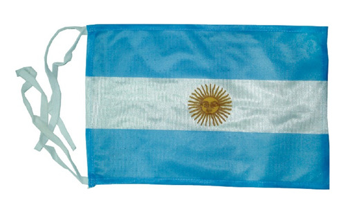 Bandera Argentina Con Sol Oficial 81x58 Cm Náutica 