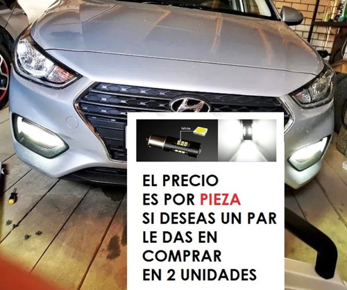 Led Nieblas Hyundai Accent 2018 2019 2020 Luz Blanca 1pieza