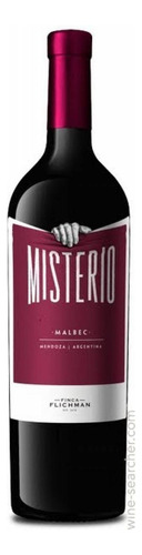 Pack De 6 Vino Tinto Misterio Malbec Roble Finca Flichman 75