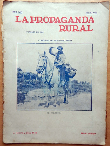 Revista La Propaganda Rural Montevideo 1921