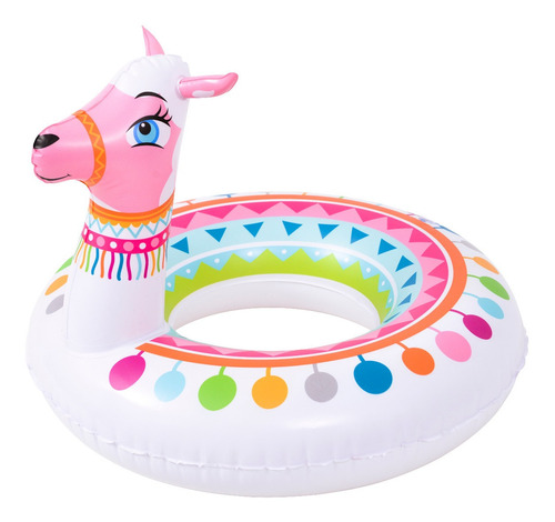 Flotador Piscina Aro Anillo Inflable Llama Avenli Niñas