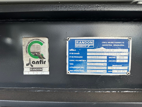 Carreta Semi Reboque Randon 25 Metros Com Pneus