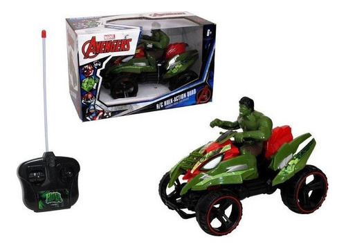 Cuadrimoto R/c Con Figura Hulk