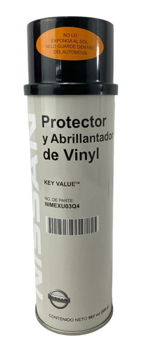 Protector Y Abrillantador De Vinyl Nissan Original 567ml