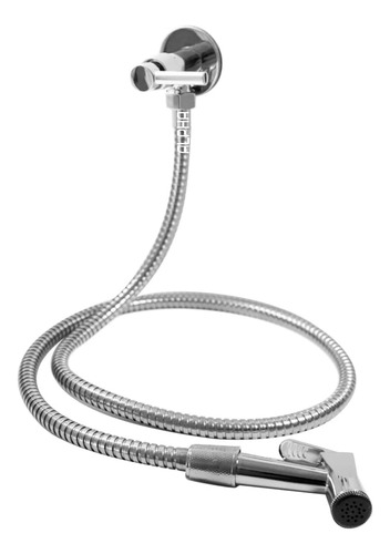 Ducha Higiénica De Baño Vol. C-72 Flexo Cromado 120cms