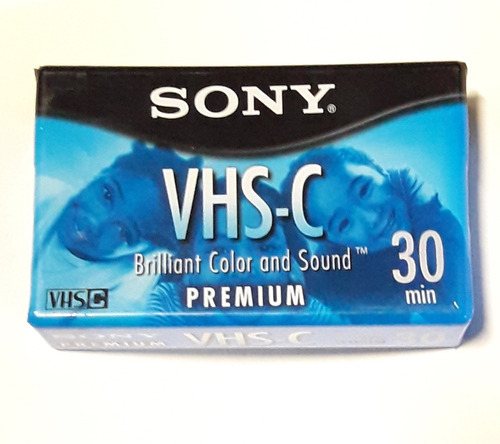 Casette Video Camara Vhs-c 30 Min Sony Premiun Nuevo Sellado