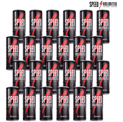 Energizante Speed Unlimited Lata 250ml Pack X24