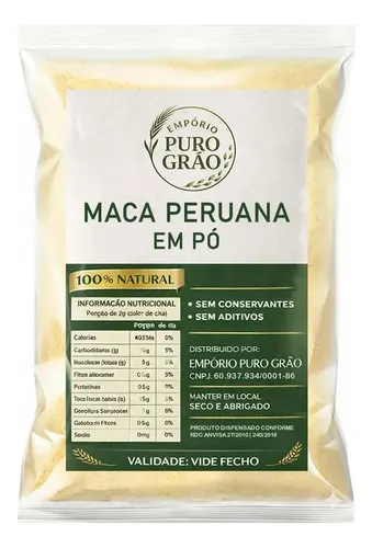 Maca Peruana Em Pó Natural Empório Puro ...