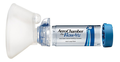 Aerochamber Plus Aerocamara Flow-vu Adulto Mascarilla Grande