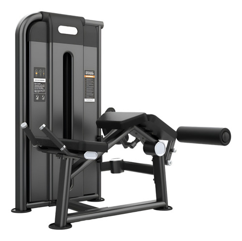 Aparato Curl Acostado Peso Integrado Gimnasio Gym Estructura Negro Tapizado Negro