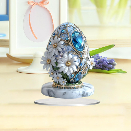 Decoración De Mesa De Huevos De Pascua, Adorno De Flores