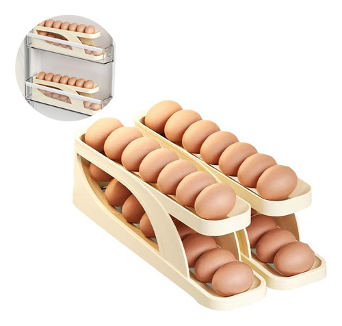 Caja De Almacenamiento Para 2 Huevos, Soporte Para Huevos De