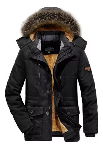Chamarra Cazadora Hombre Para Invierno Con Peluche