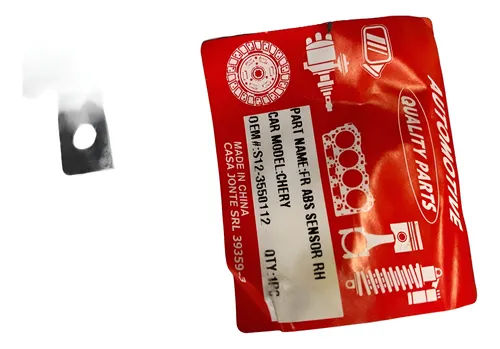 Sensor Abs Delantero O Trasero Para Chery Face 2009-2014