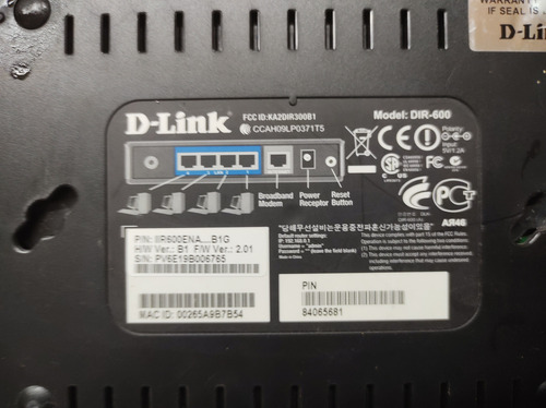 Router D-link Dir-600 - 150 Mbps (Usado)