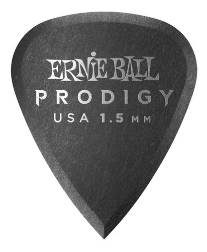 Puas De Guitarra Ernie Ball Pack X 6 Prodigy 1.5 Mm 1s Color Negro Tamaño 1.5 Mm