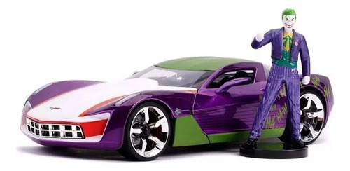 2009 Chevy Corvette Stringray The Joker Jada 1:24 C/figura