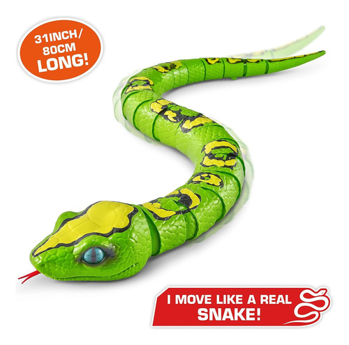 Zuru Robo Alive Serpiente Verde Lima Robótica 7169