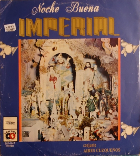 Vinilo Lp De Noche Buena Imperial -- Conj Aires Cuzque(xx766