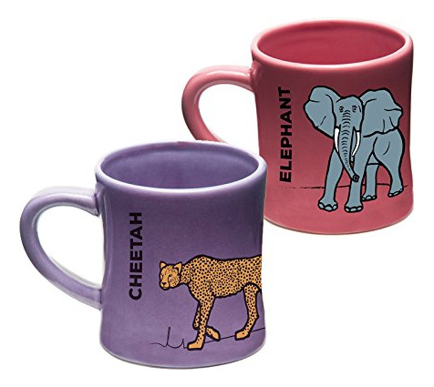 Wildini Bittymugs Elephantcheetah Kid Sized Tazas Baby Tazas