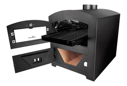 Horno Cocina Leña Tromen Tango Apto Mesada Pirómetro Gourmet