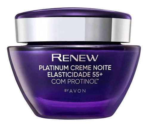 Creme Anti-idade Avon Renew Platinum 60+ Noite 50g