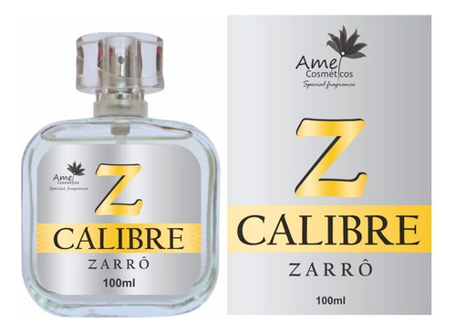 Perfume Amei Cosméticos Calibre Zarrô 100ml- Fragrância Importada