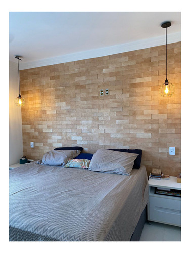 680 Tijolinhos 3d Bricks Adesivos De E.v.a. - Sahara 11m2