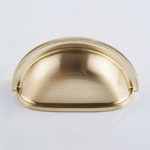 Tirador/ Manija Mueble Conchilla Metal Dorado 85x42mm