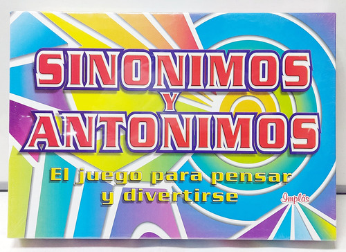 Juego De Sinonimos Y Antonimos - Implas