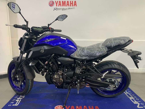 Imagem 2 de 8 de Yamaha Mt07 Abs Azul 2022