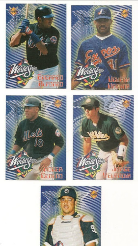 Set De 25 Tarjetas De Jugadores Venezolanos 1999