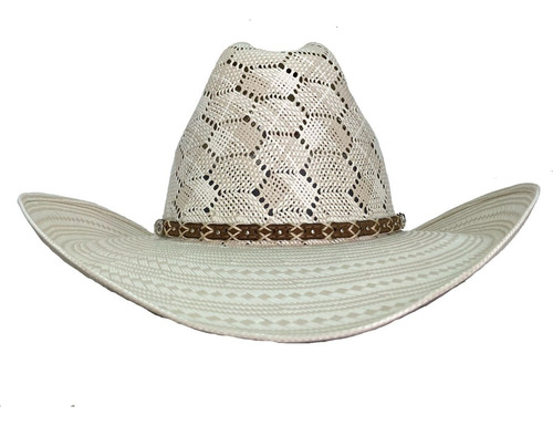 Sombrero Vaquero Rocha Hats Hexagonal Bicolor Copa Alta 100x