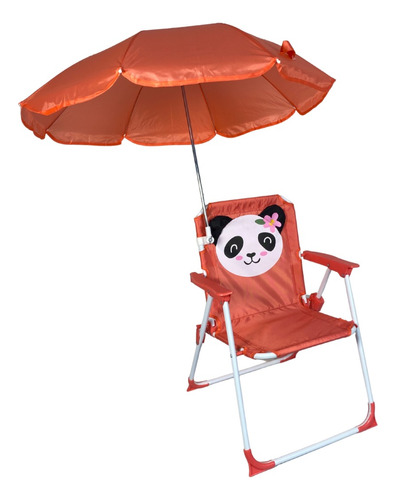 Silla Plegable De Playa  Infantil Con Sombrilla Para Niños