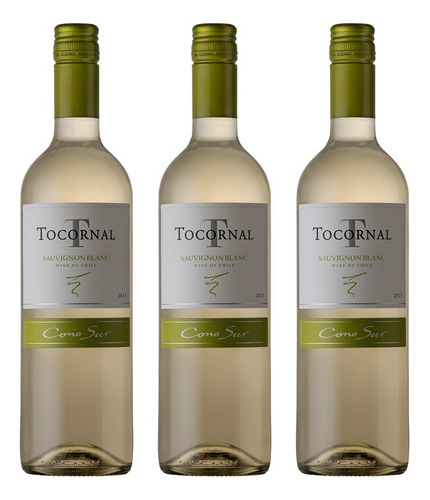 Vino Tocornal Sauvignon Blanc 750 Ml X3 - mL