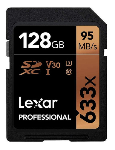 Tarjeta de memoria Lexar LSD128GCB1633  Professional 633x 128GB