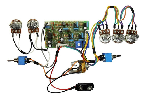 Kit Pré-amplificador Circuito Ativo P/ Baixo-cp700sw Sonorus