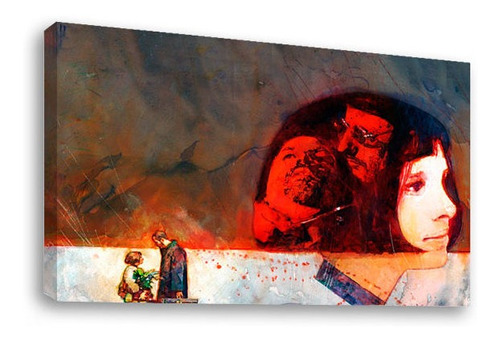 Cuadro Decorativo Canvas Moderno Leon The Professional 3