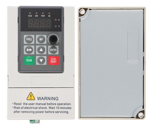 Inversor Vfd 110v 0.75kw 7a Entrada Monofásica Trifásica