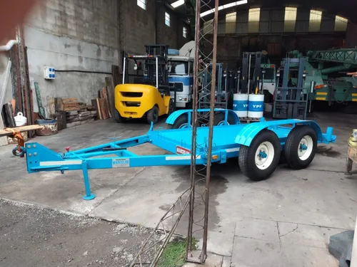 Trailer Usado Minicargador Autoelevador 4 Ton. Frenos Patent