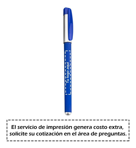 Imagen 3 de 10 de Pack De 10 Bolígrafo Con Acabado Rubber De Tinta Gel Y Clip