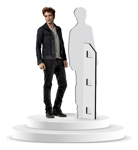 Figura De Edward Cullen A Tamaño Real De Coroplast Con Base