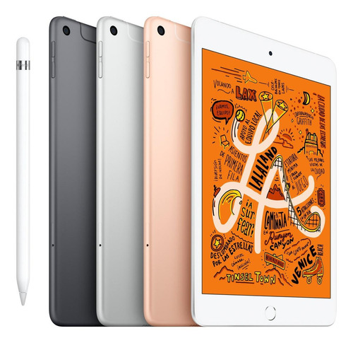 Apple iPad Mini de 7.9" Wi-Fi + Cellular 64GB Gris espacial A2126 (5ª generación)
