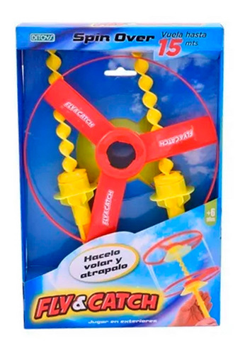 Fly & Catch Lanzador De Hélice 15 Mts Ditoys Ploppy 692155