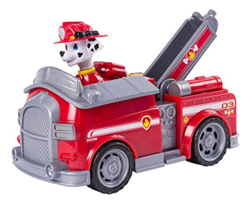 Camión De Bomberos Transformador Paw Patrol Marshall Con Cañ