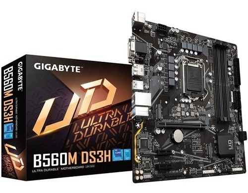 Motherboard Gigabyte B560m Ds3h 1200 Hdmi 128gb Ddr4 Rev 1.0