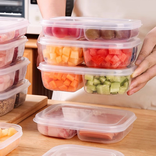 Contenedor Grueso De Comida Con 2 Compartimentos