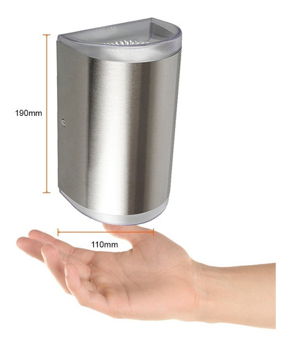 Imagen 6 de 7 de Lámpara Para Muro Exterior, Cromado 14,5w, Luz Cálida